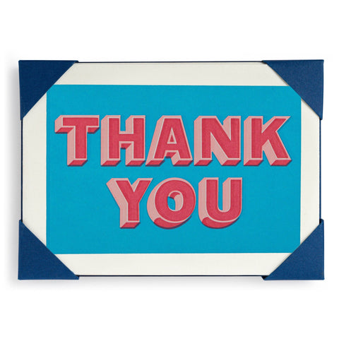 Letterpress Card Pack - Thank You