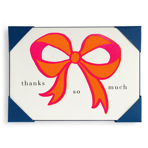 Letterpress Card Pack - Thank You
