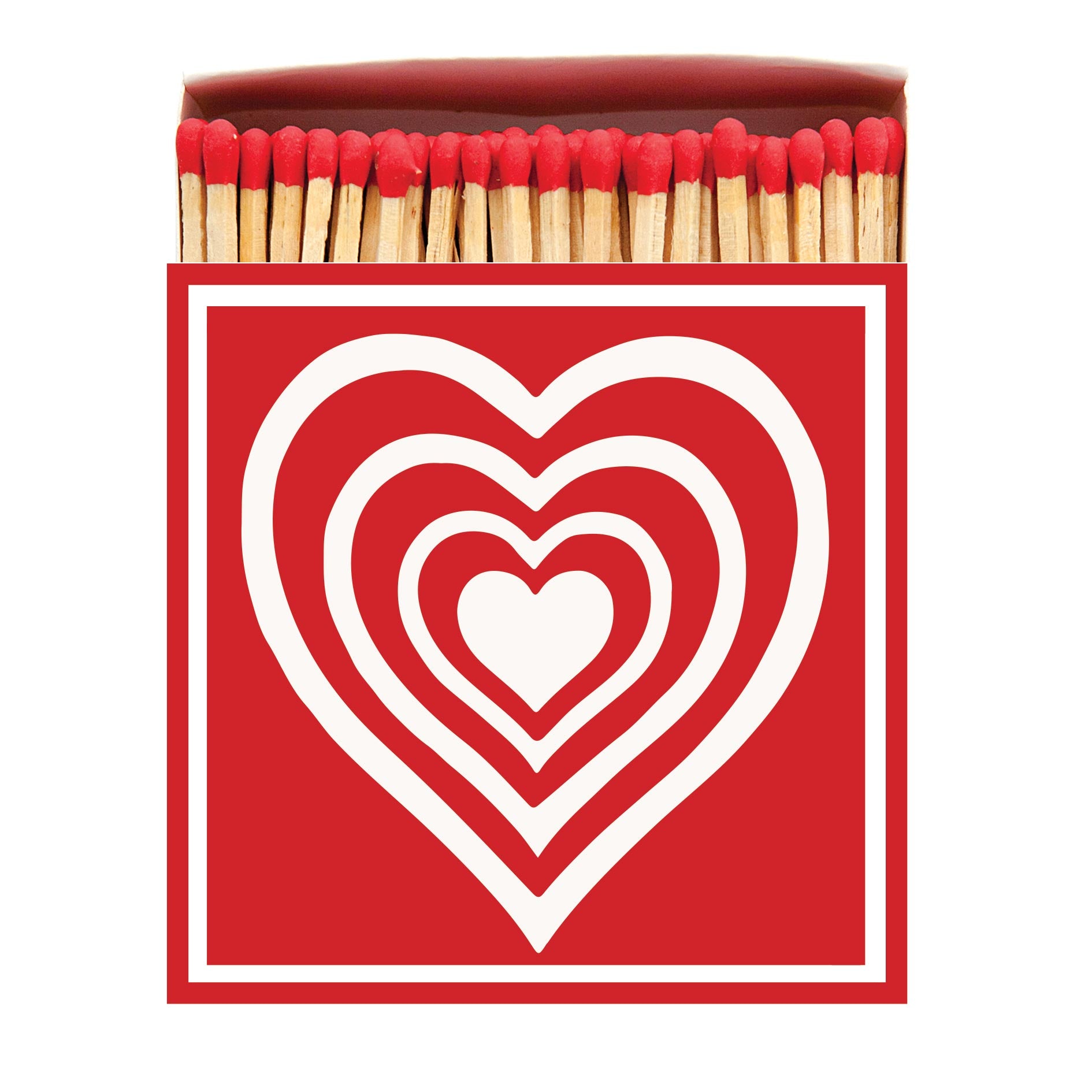 Concentric Heart - Luxury Matches from The Archivist