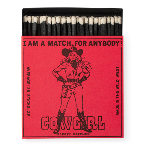 Cowgirl - Luxury Box of Matches from The Archivist