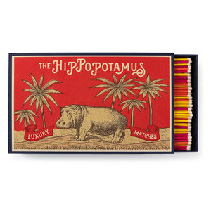 The Hippopotamus - Super Size Luxury Box of Matches from the Archivist