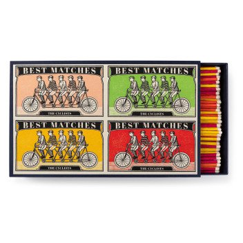 The Cyclists - Super Size Luxury Box of Matches from the Archivist