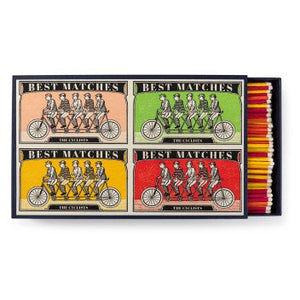 The Cyclists - Super Size Luxury Box of Matches from the Archivist