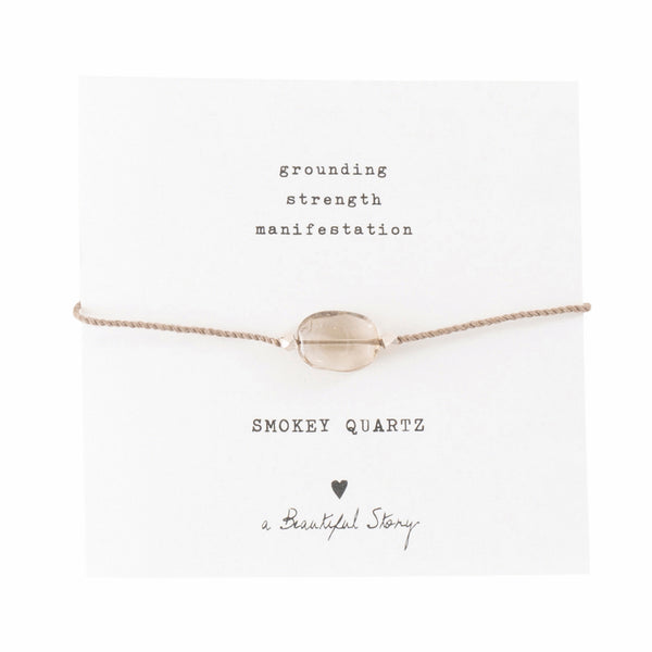 A Beautiful Story Gemstone Smokey Quartz Bracelet