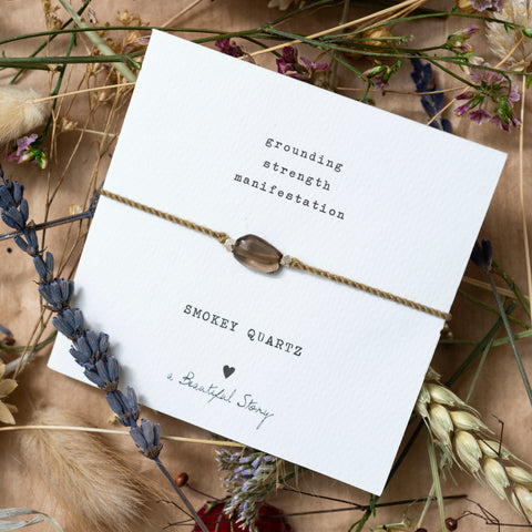 A Beautiful Story Gemstone Smokey Quartz Bracelet