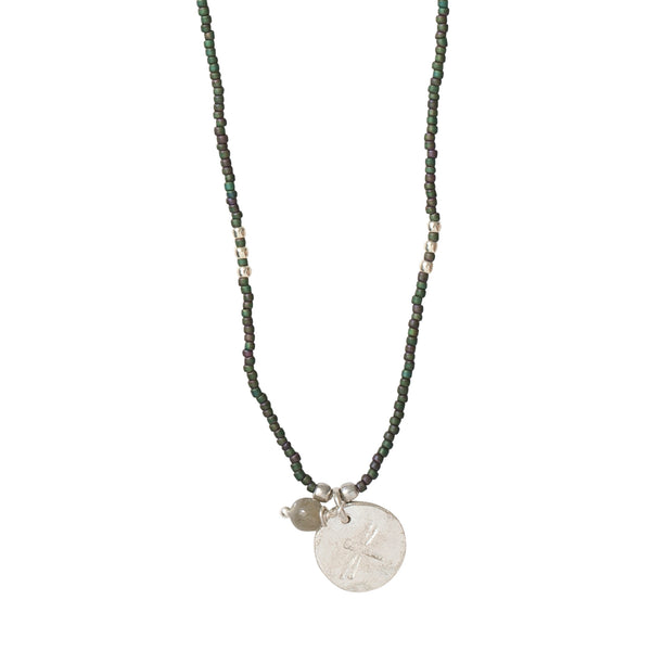 A Beautiful Story Timeless Labradorite Silver Necklace