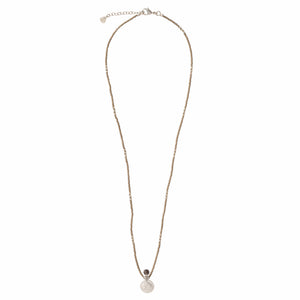 A Beautiful Story Timeless Smoky Quartz Silver Necklace