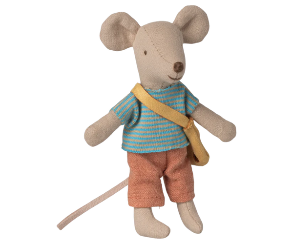 Maileg Mouse - Little Brother with Bag