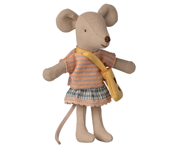 Maileg Mouse - Little Sister with Bag