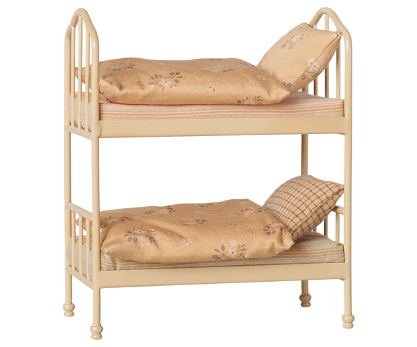Maileg Mouse Bunk Bed - Wheat
