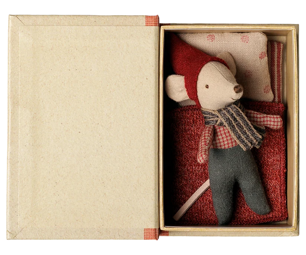 Maileg Christmas Mouse -  Baby in Book