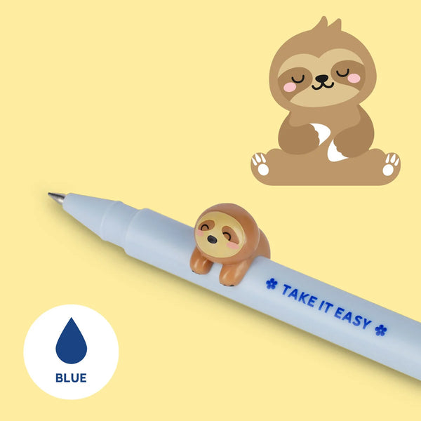 Legami Lovely Friends Gel Pen with Sloth Decoration
