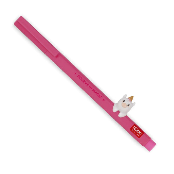 Legami Lovely Friends Gel Pen with Unicorn Decoration