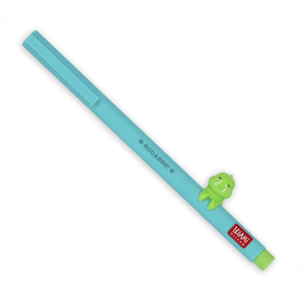 Legami Lovely Friends Gel Pen with Dino Decoration