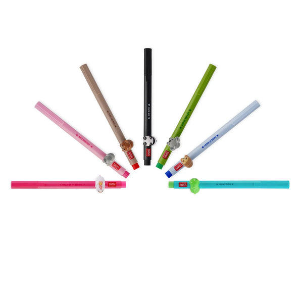 Legami Lovely Friends Gel Pen with Dino Decoration