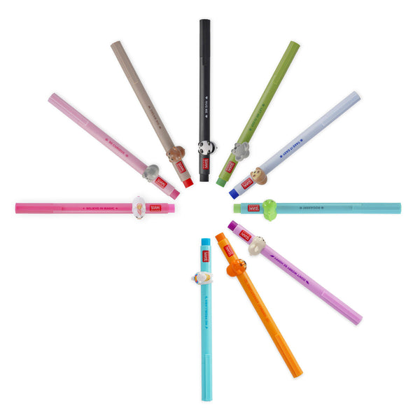 Legami Lovely Friends Gel Pen with Tiger Decoration
