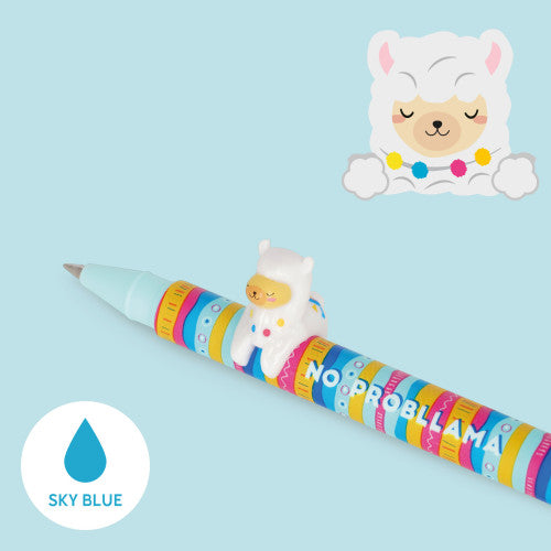Legami Lovely Friends Gel Pen with Llama Decoration