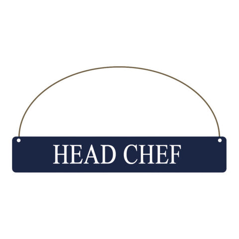 'Head Chef' Metal Sign