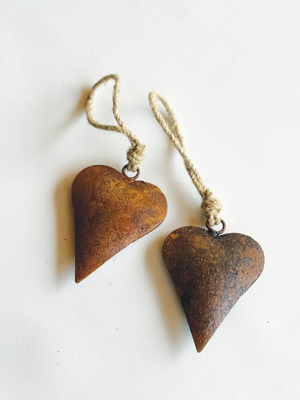 Vintage RustY Hanging Heart