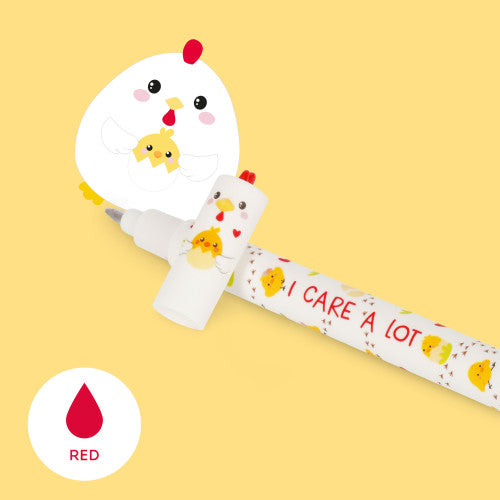 Legami Erasable Gel Pen - Hen