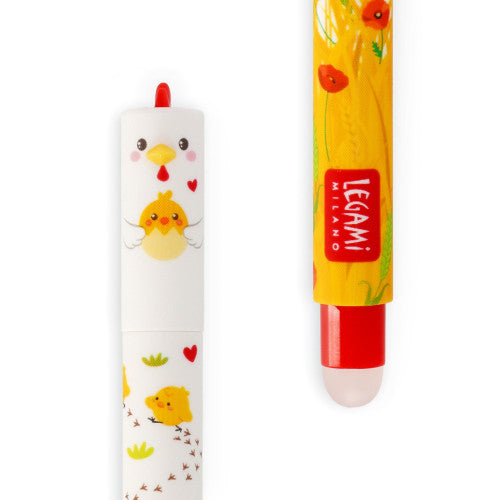 Legami Erasable Gel Pen - Hen