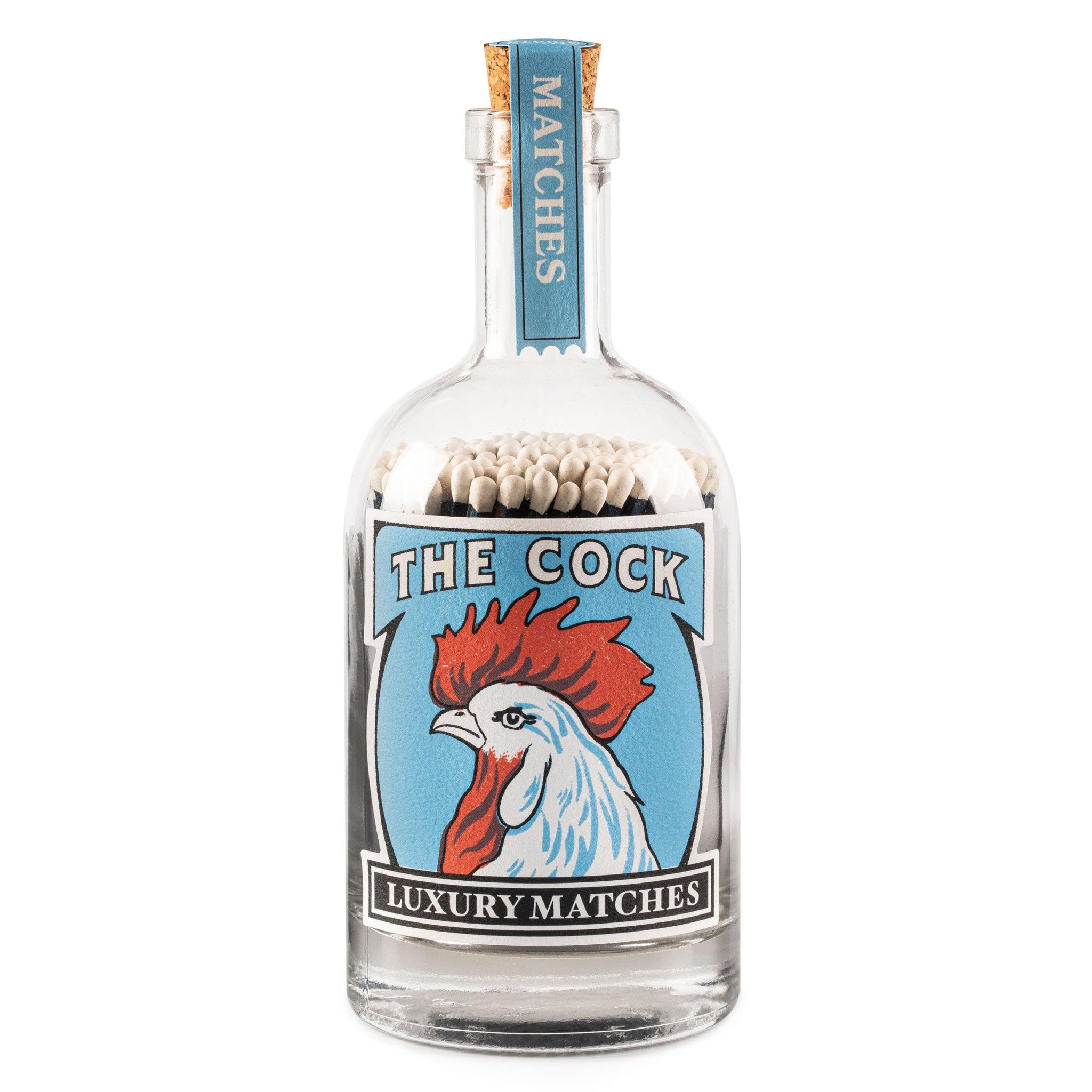 The Cock - Luxury Bottle of Matches from The Archivist