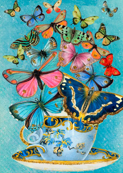 Madame Treacle Card - Teacup Butterflies