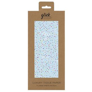 Luxury Tissue Paper - Blue Stars