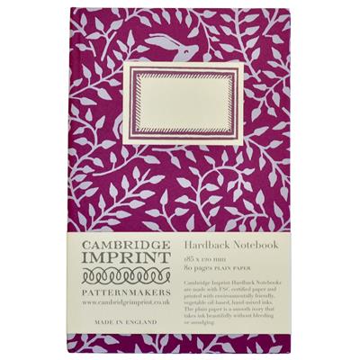 Cambridge Imprint Hardback Notebook - Dancing Hare Violet