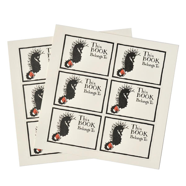 Twelve Bookplates Seahorse