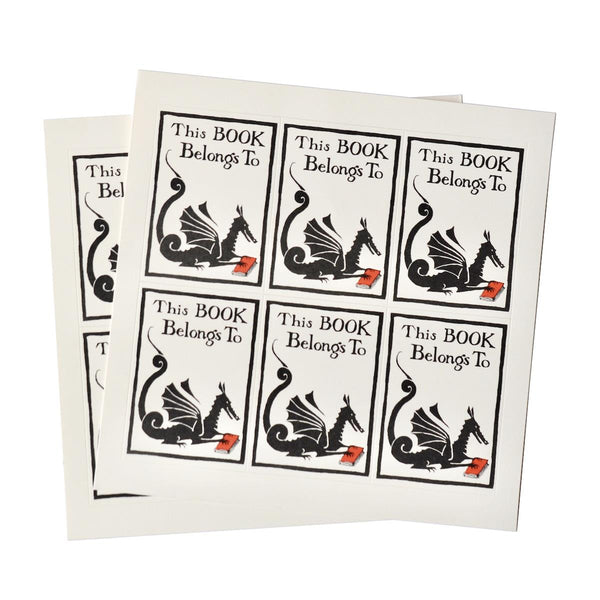 Twelve Bookplates Dragon