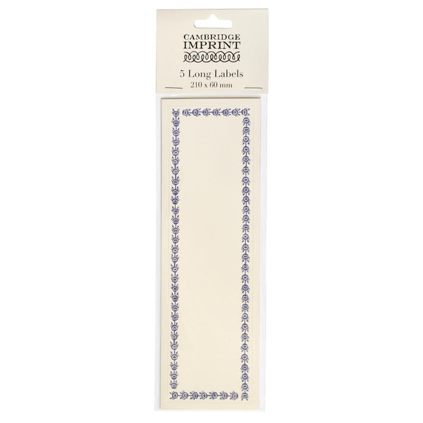 Long Self Adhesive Labels with Twilight border