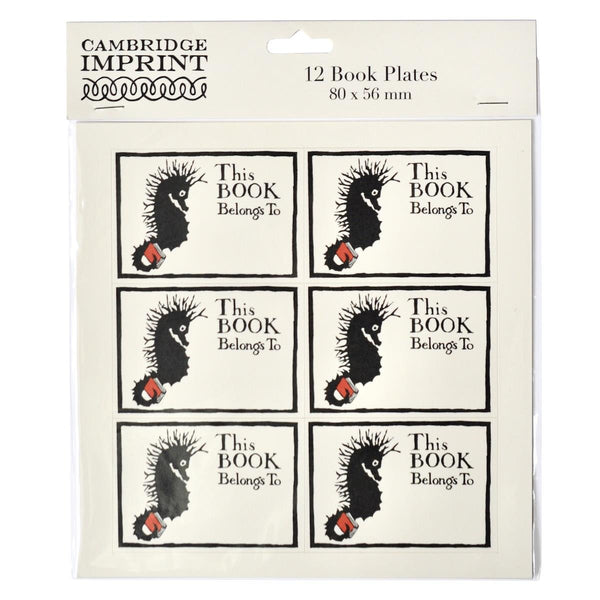 Twelve Bookplates Seahorse