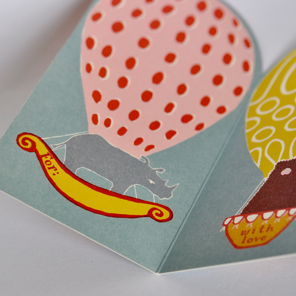 Cambridge Imprint 3D Card - Balloon Animals