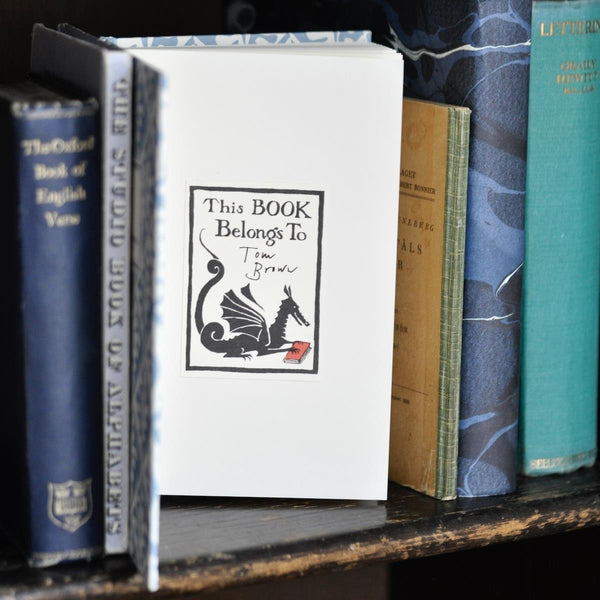 Twelve Bookplates Dragon
