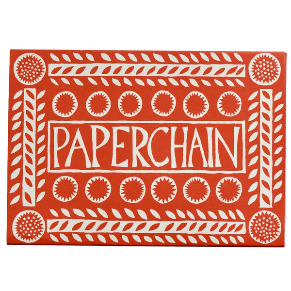Cambridge Imprint Paper Chains - Red & White