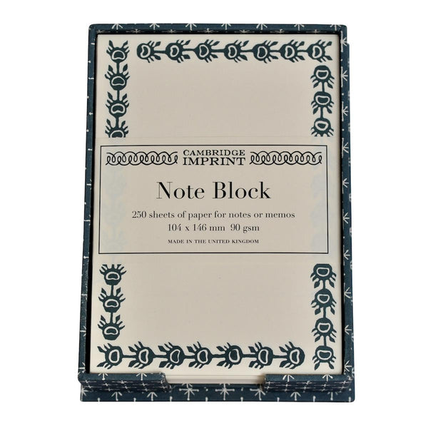 Note Holder in Little Stars Petrol