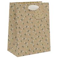 Medium Gift Bag - Kraft Bees