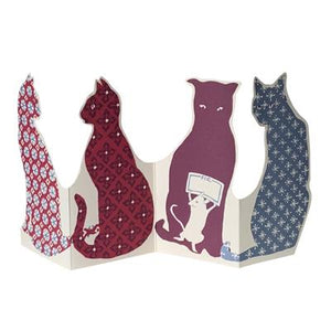 Cambridge Imprint 3D Card - Calico Cats