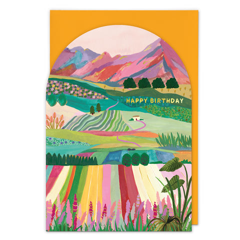 Card - Flower Fields