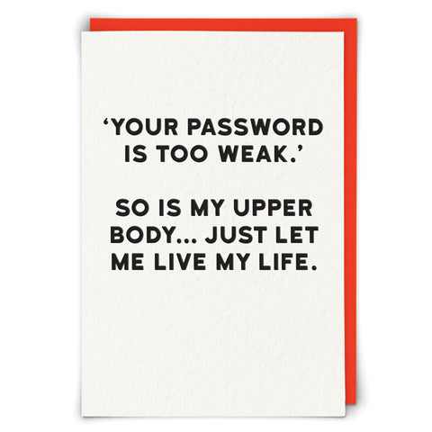 Funny Card - Password