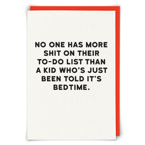 Card - Bedtime