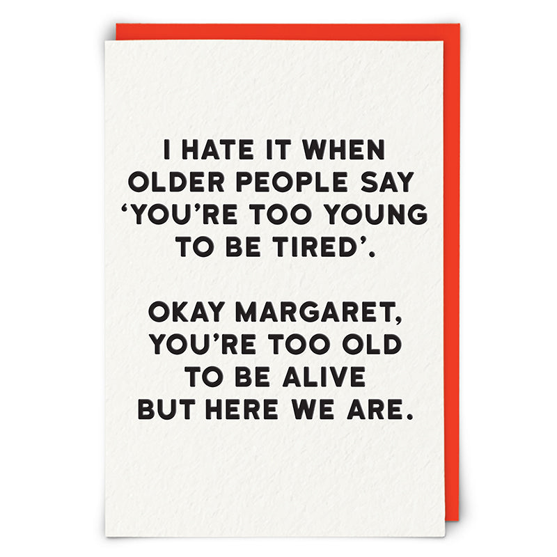 Funny Card - Margaret