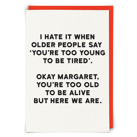 Funny Card - Margaret