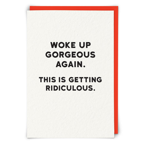 Funny Card - Gorgeous