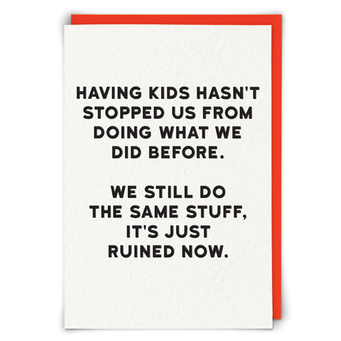 Funny Card - Ruined