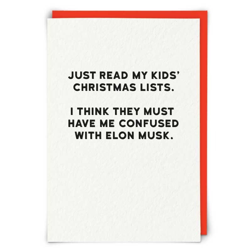 Funny Card - Elon Musk