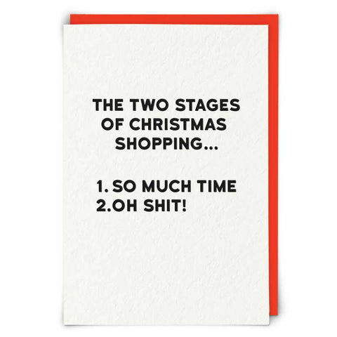 Funny Card - Christmas Shopping