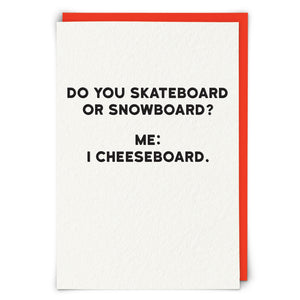 Funny Card - Cheeseboard