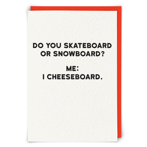 Funny Card - Cheeseboard